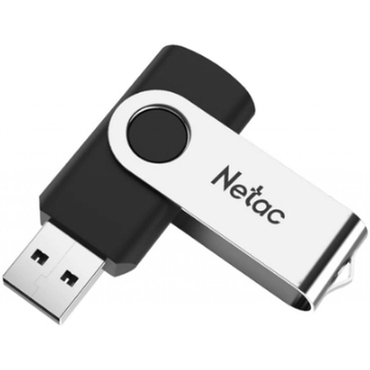 Память USB 3.0 256 GB Netac U505, черный/серебристый (NT03U505N-256G-30BK)